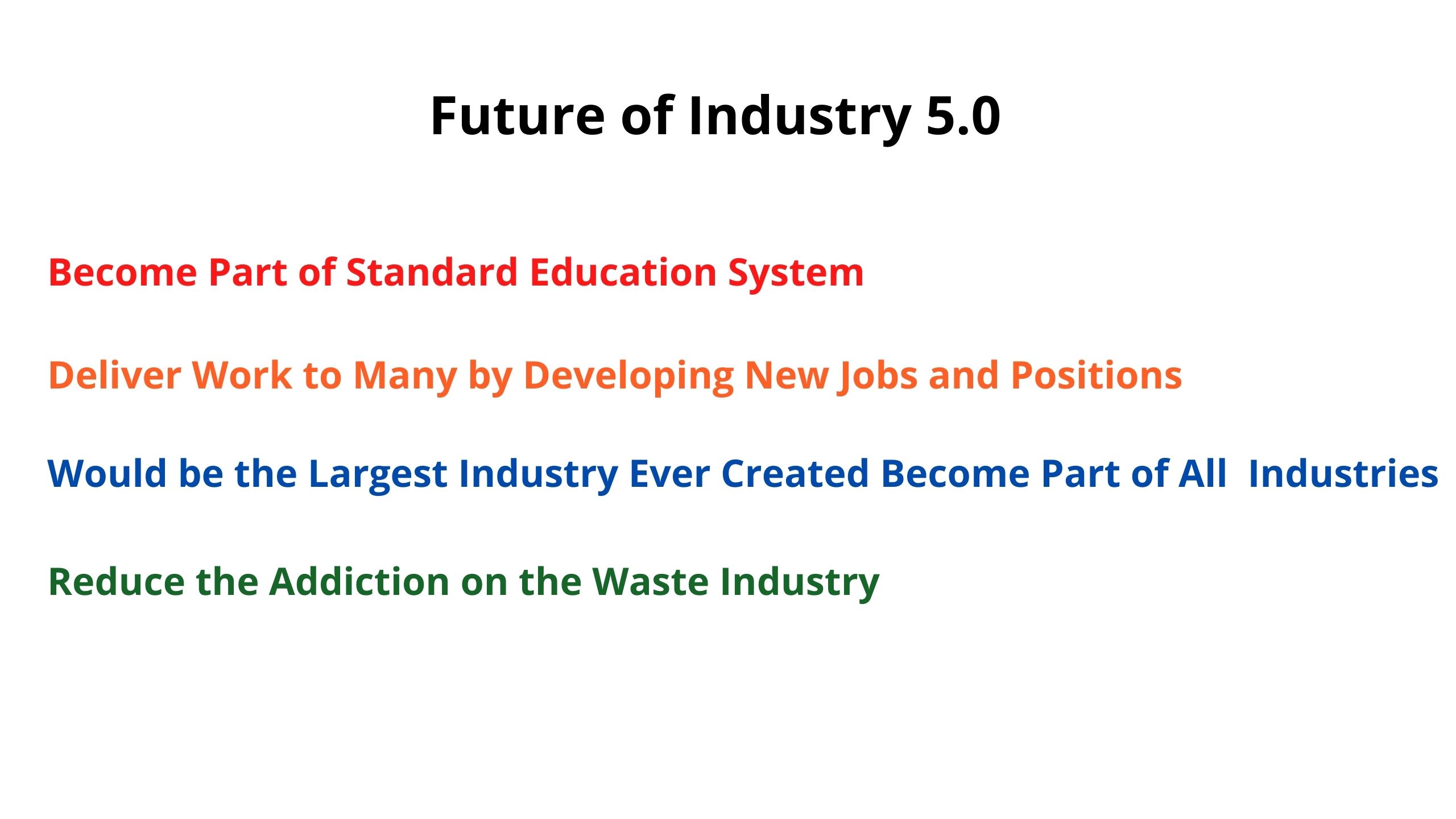 Industry 5.0 training